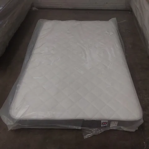 QUALITY BAGGED 120CM AIRSPRUNG MEMORY COMFORT SMALL DOUBLE MATTRESS