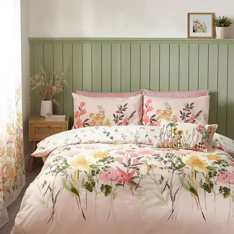 CATHERINE LANSFIELD COUNTRYSIDE FLORAL DUVET COVER SET - KING SIZE