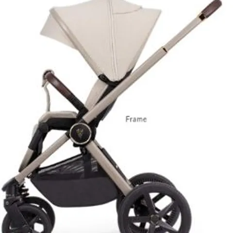 BOXED VENICCI UPLINE STONE BEIGE STROLLER AND VENICCI ENGO ISOFIX BASE