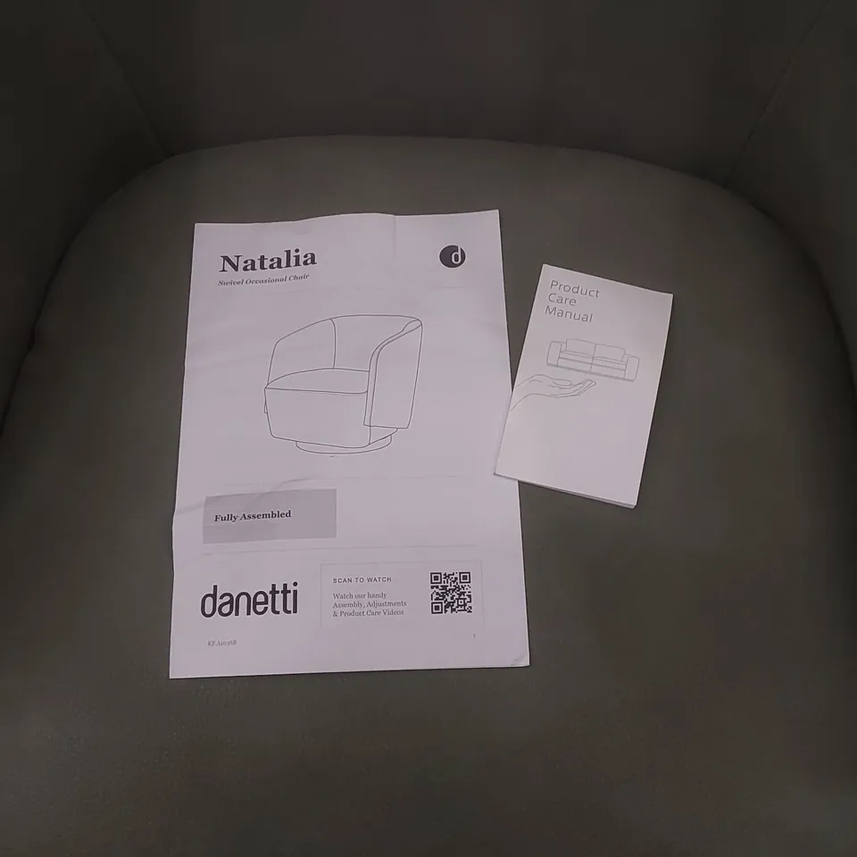 DANETTI NATALIA SWIVEL OCCASIONAL CHAIR