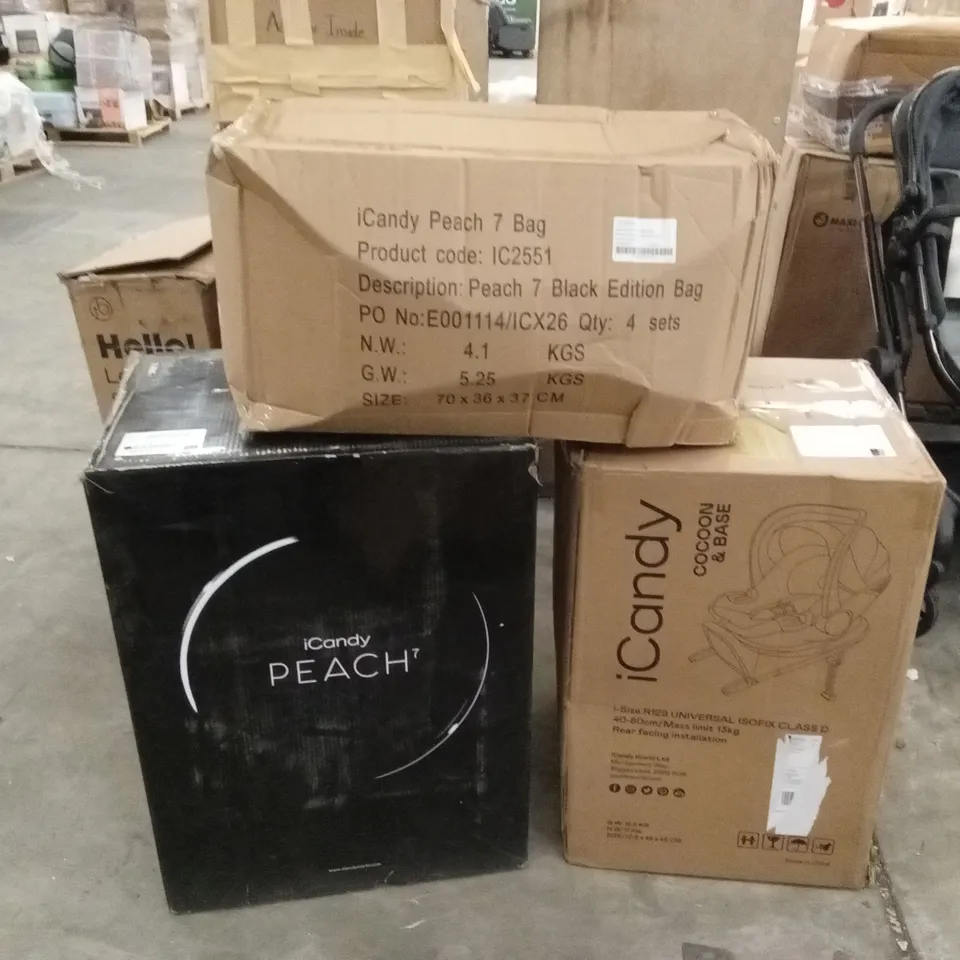 BOXED ICANDY PEACH⁷ STROLLER SET (3 BOXES)