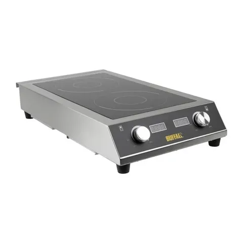 BRAND NEW BOXED BUFFALO HEAVY DUTY DOUBLE INDUCTION HOB 7KW