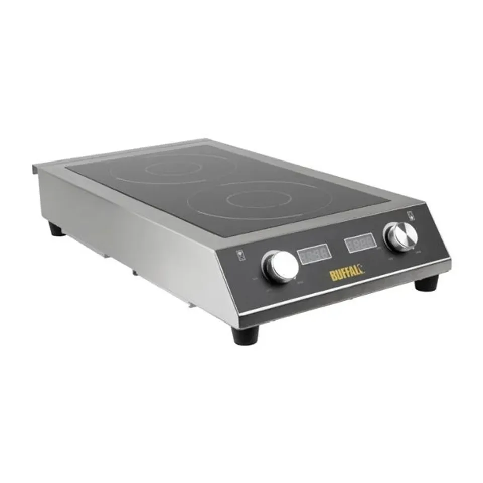 BRAND NEW BOXED BUFFALO HEAVY DUTY DOUBLE INDUCTION HOB 7KW