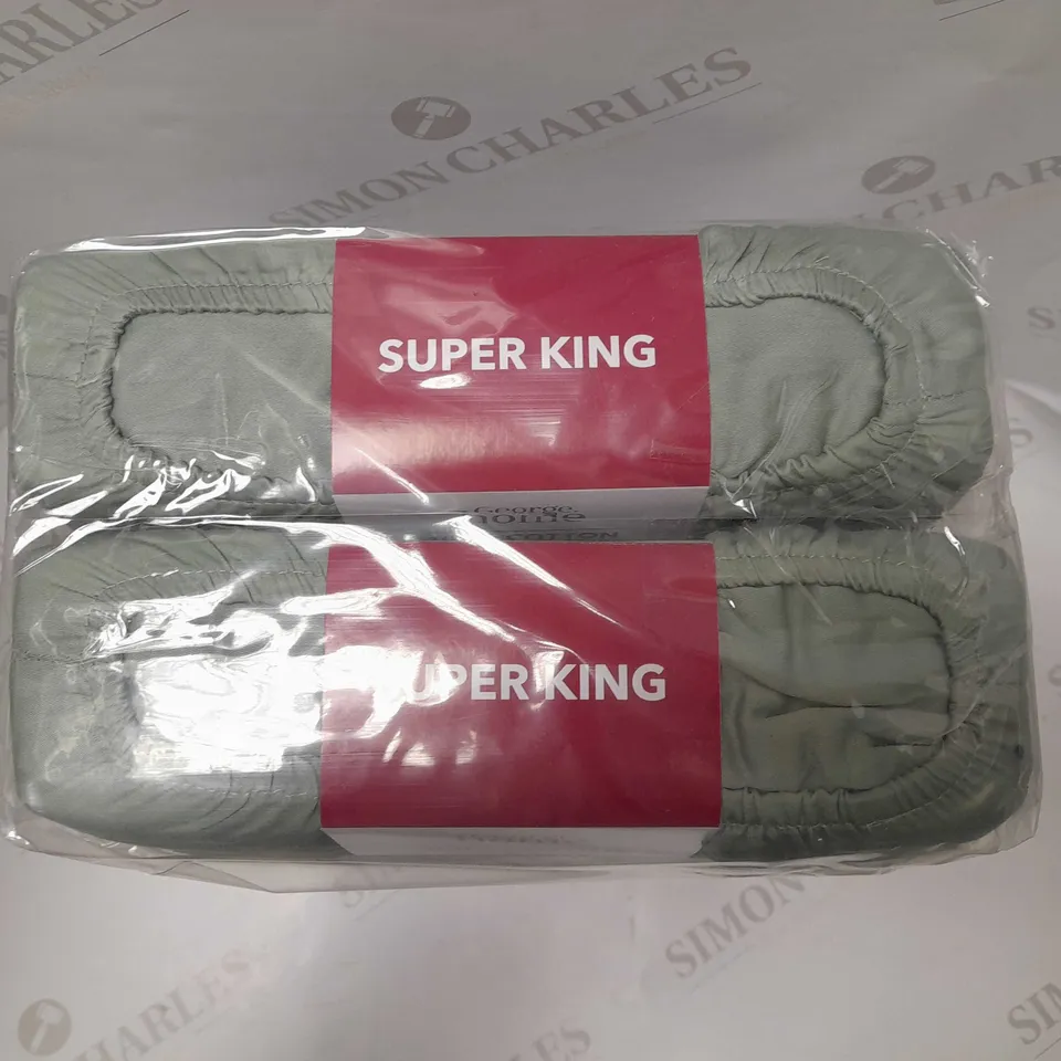 BRAND NEW GEORGE HOME DUVET SET SUPER KING 