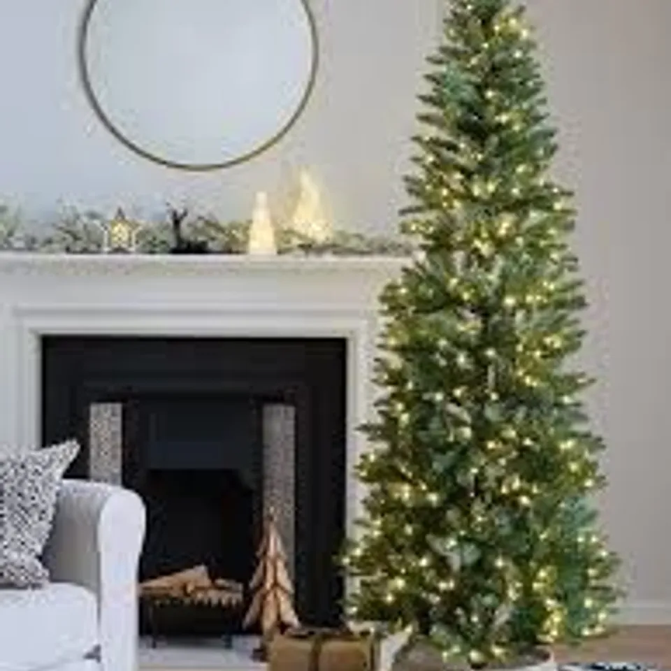 BOXED MONTANA 7FT SLIM PRE-LIT CHRISTMAS TREE  RRP £99.99