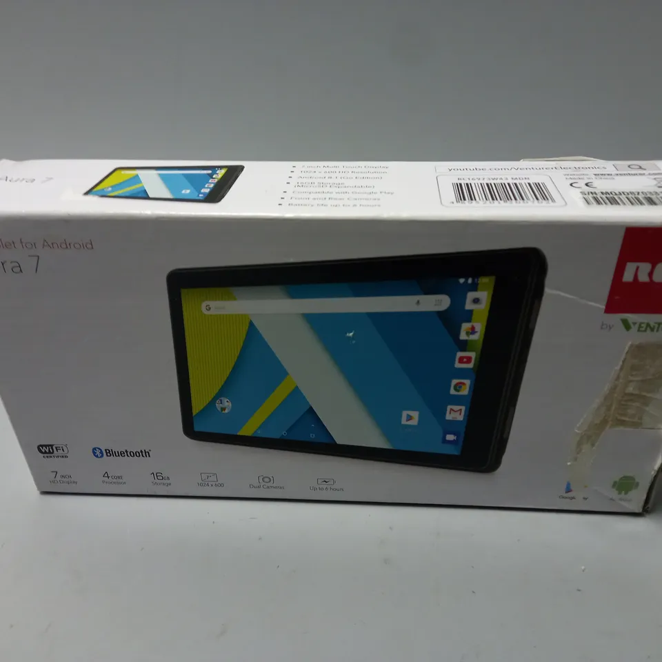 BOXED VENTURER RCA AURA 7 TABLET