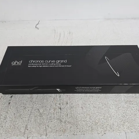 BOXED GHD CHRONOS CURVE GRAND TONG- 32MM HAIR CURLER