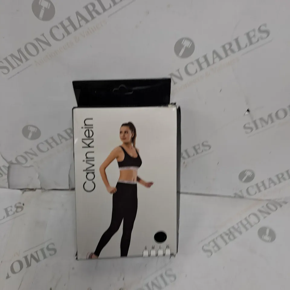 CALVIN KLEIN LEGGINGS AND TOP SET LARGE - BLACK