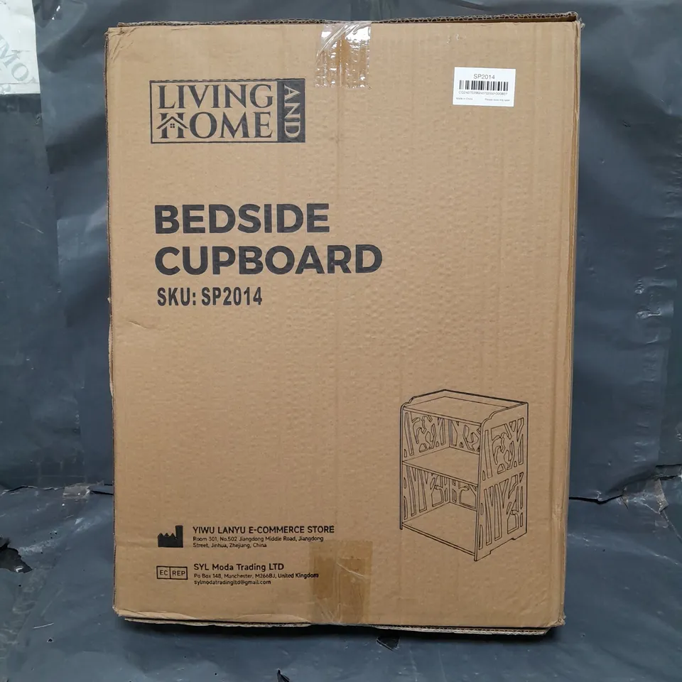 BOXED LIVING & HOME SP2014 BEDSIDE CUPBOARD 