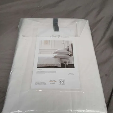 APPLETREE BOUTIQUE DOUBLE DUVET SET WHITE