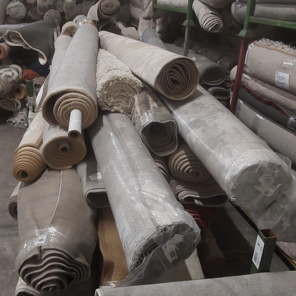 STILLAGE CONTAINING APPROXIMATELY  29x ASSORTED DESIGNER RUGS - STILLAGE NOT INCLUDED
