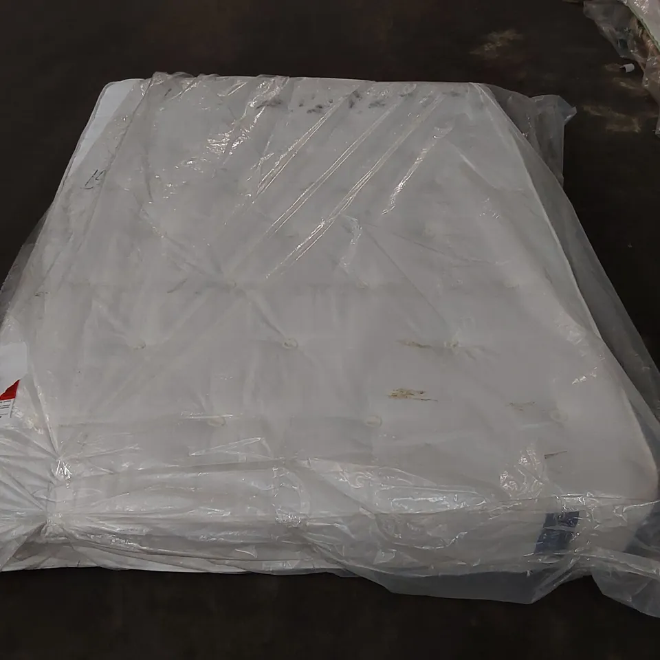 QUALITY BAGGED 5' KING AFIA SERENITY QUALITY EGYPTIAN COTTON HAND TUFTED COIL SPRUNG MATTRESS