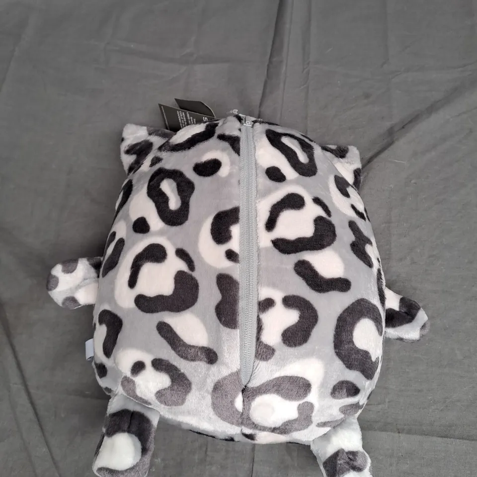 SNUGGZ KIDS FLEECE LITE HOODIE IN GREY CAT SIZE L