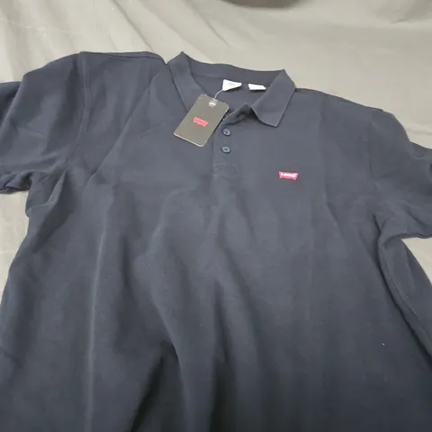 LEVI'S POLO SHIRT – NAVY, MEN'S LARGE, STANDARD FIT
