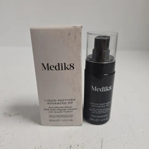 BOXED MEDIK8 LIQUID PEPTIDES ADVANCED MP ANTI-WRINKLE SERUM 30 ML