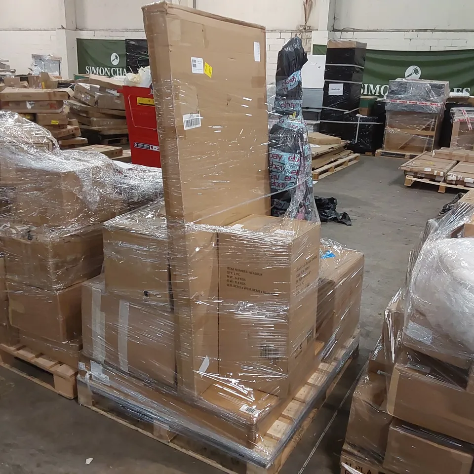 PALLET OF APPROXIMATELY 9 UNPROCESSED RAW RETURN ITEMS TO INCLUDE;