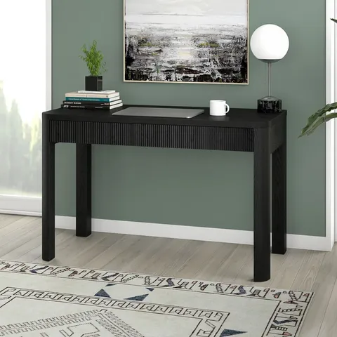 BOXED BIRGLINDE 120.65CM W RECTANGULAR WRITING DESK -BLACK GRAIN-