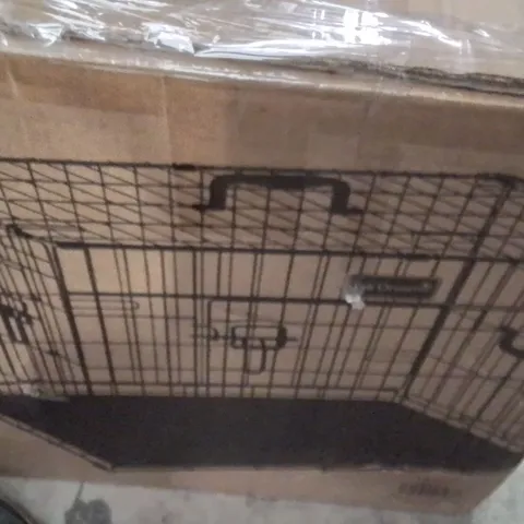 BOXED FURDREAMS 30" FOLDING METAL DOG CAGE