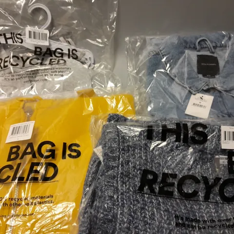 BOX OF APPROX 15 ASSORTED COTHING ITEMS TO INCLUDE - DEMIN JACKET - BRA - ZIP UP JACKET ECT