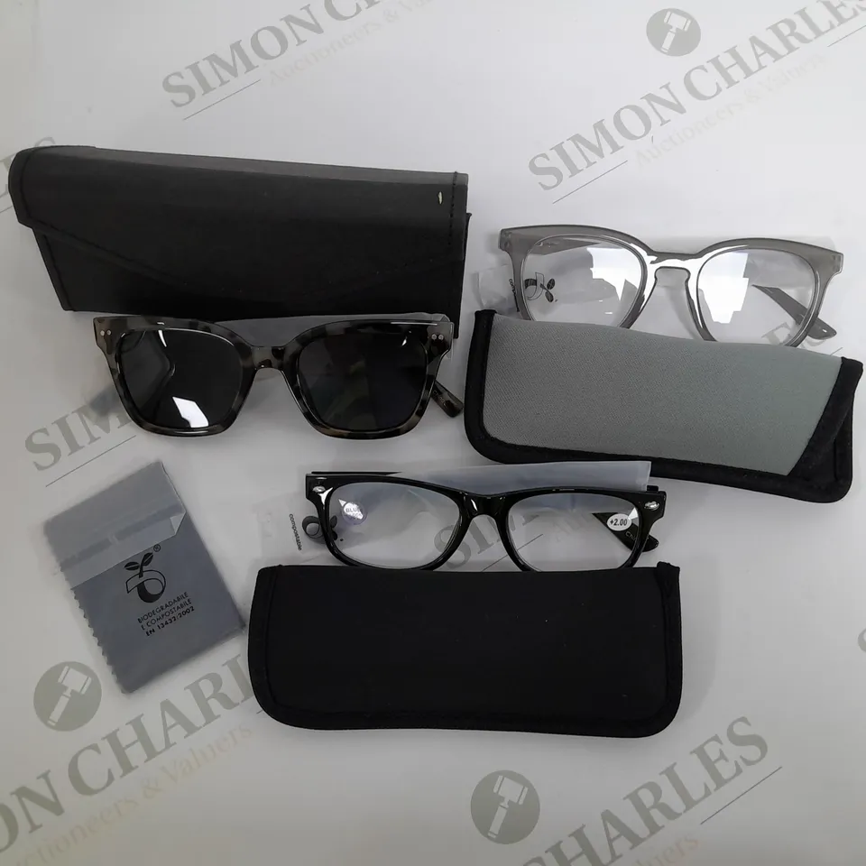 HUMMINGBIRD SUNGLASSES AND READING GLASSES GREY MIX 2