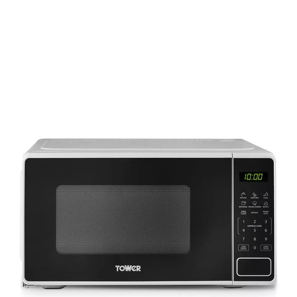 BOXED TOWER 20L 800W DIGITAL MICROWAVE  - WHITE 