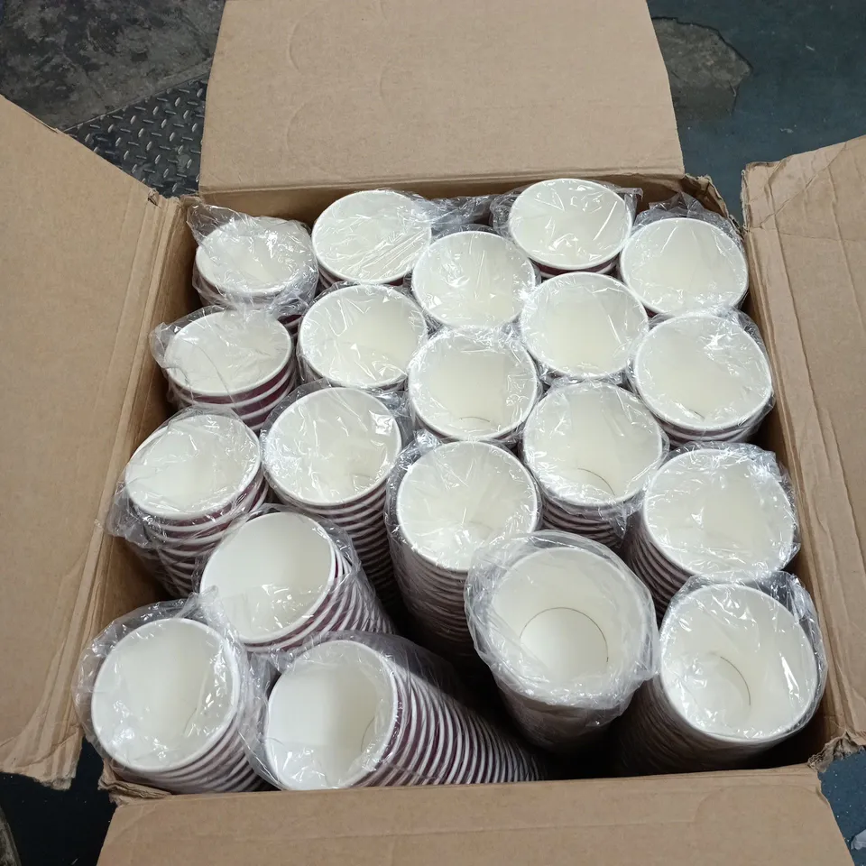 BOX OF APPROXIMATELY 300 COSTA COFFEE PAPER CUPS