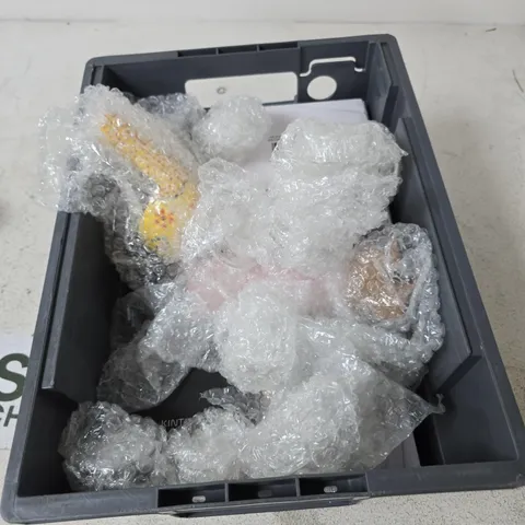 TOTE OF APPROXIMATELY 10 ASSORTED FRAGILE ITEMS TO INCLUDE: BLACK SHEEP COFFEE CUP
