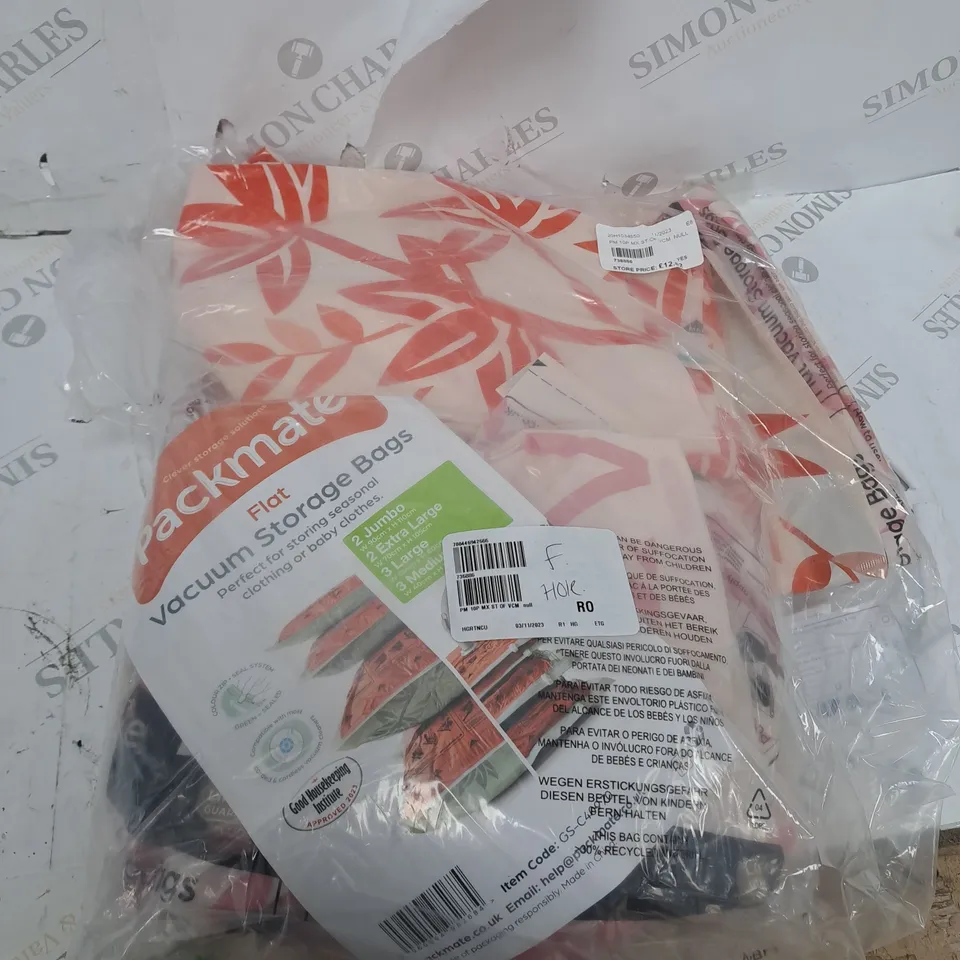 PACKMATE SET OF 10 MIXED SIZES VACUUM BAGS