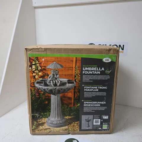 SMART SOLAR UMBRELLA SOLAR ON DEMAND WATER FEATURE