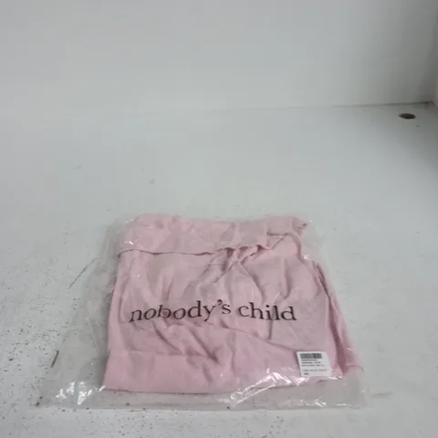 NOBODY'S CHILD PINK SOLAR TIE-BACK TANK TOP, UK16 (EU44 USA12)