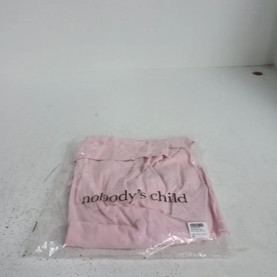 NOBODY'S CHILD PINK SOLAR TIE-BACK TANK TOP, UK16 (EU44 USA12)
