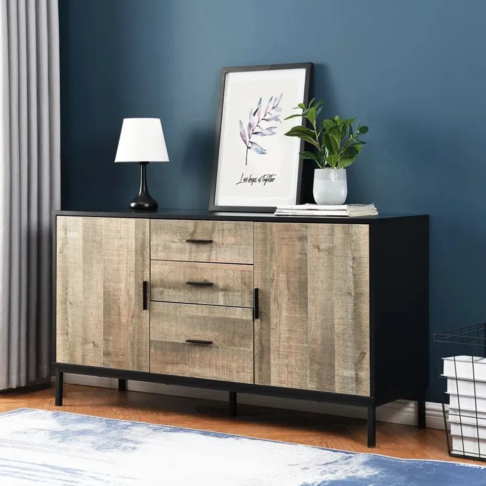 BOXED EDWIN 140CM SIDEBOARD (2 BOXES)