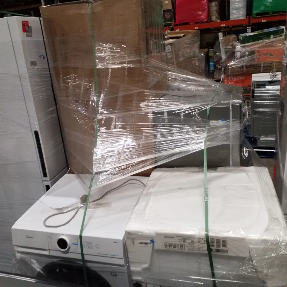 PALLET OF APPROXIMATELY 4 UNPROCESSED RAW RETURN WHITE GOODS TO INCLUDE;