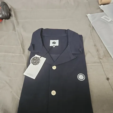 PRETTY GREEN MEN'S NAVY POLO SHIRT – SIZE UK M