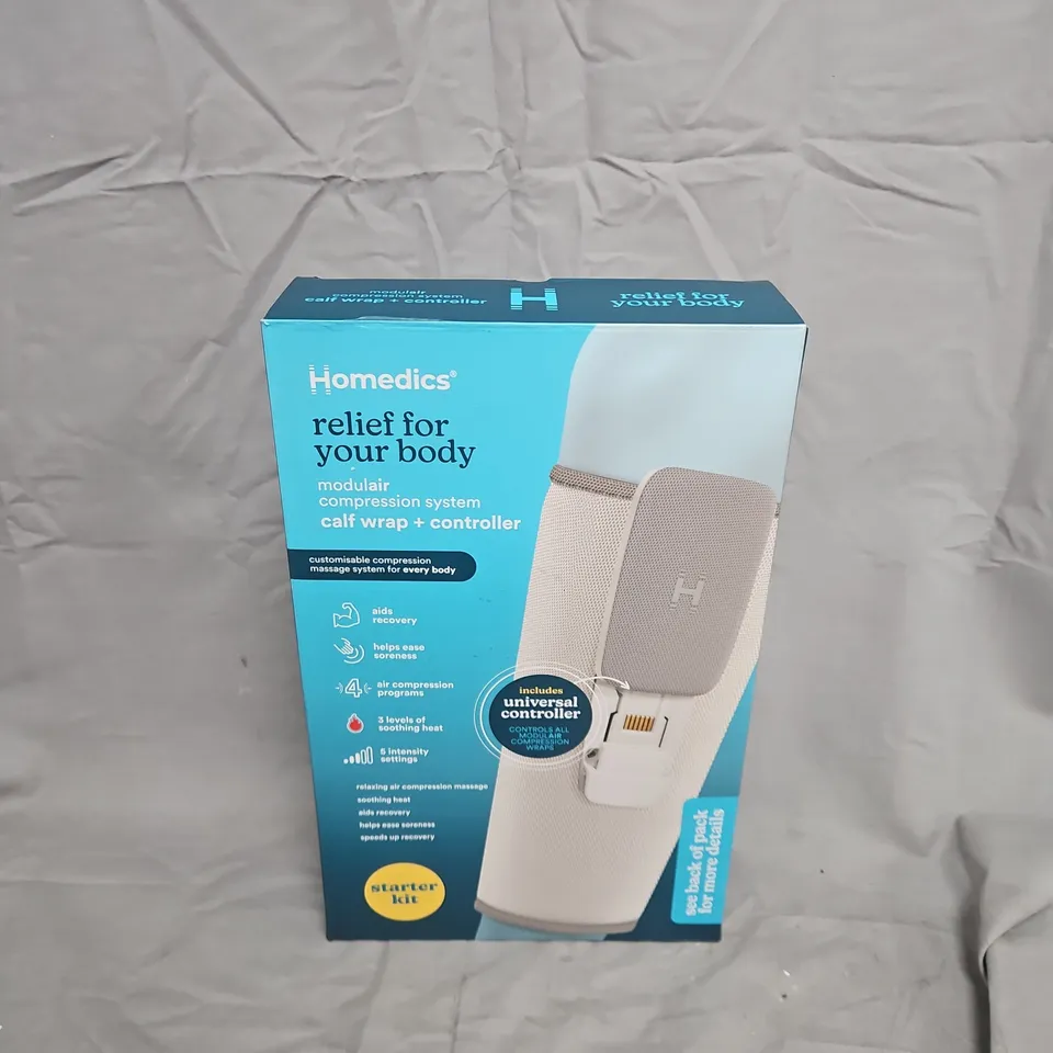 HOMEDICS MODULAIR CALF WRAP & CONTROLLER - BOXED (STARTER KIT) SR-CMXC10HBND