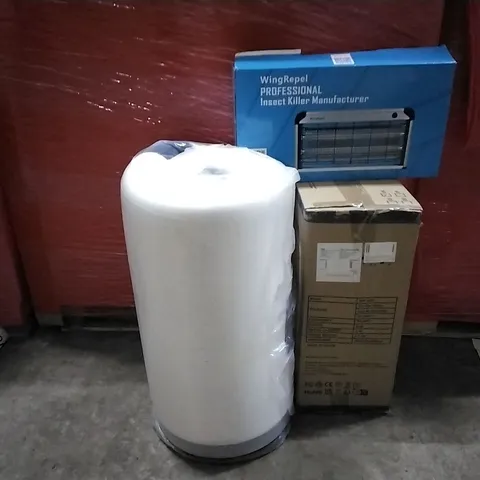 PALLET OF ASSORTED PRODUCTS AND HOUSEHOLD GOODS TO INCLUDE;MATTRESS TOPPER,AIR COOLER,INSECT KILLER