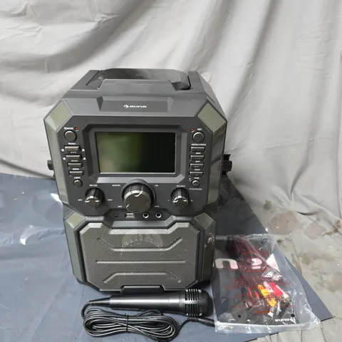 AUNA ROCKSTAR PLUS KARAOKE MACHINE WITH 5" SCREEN