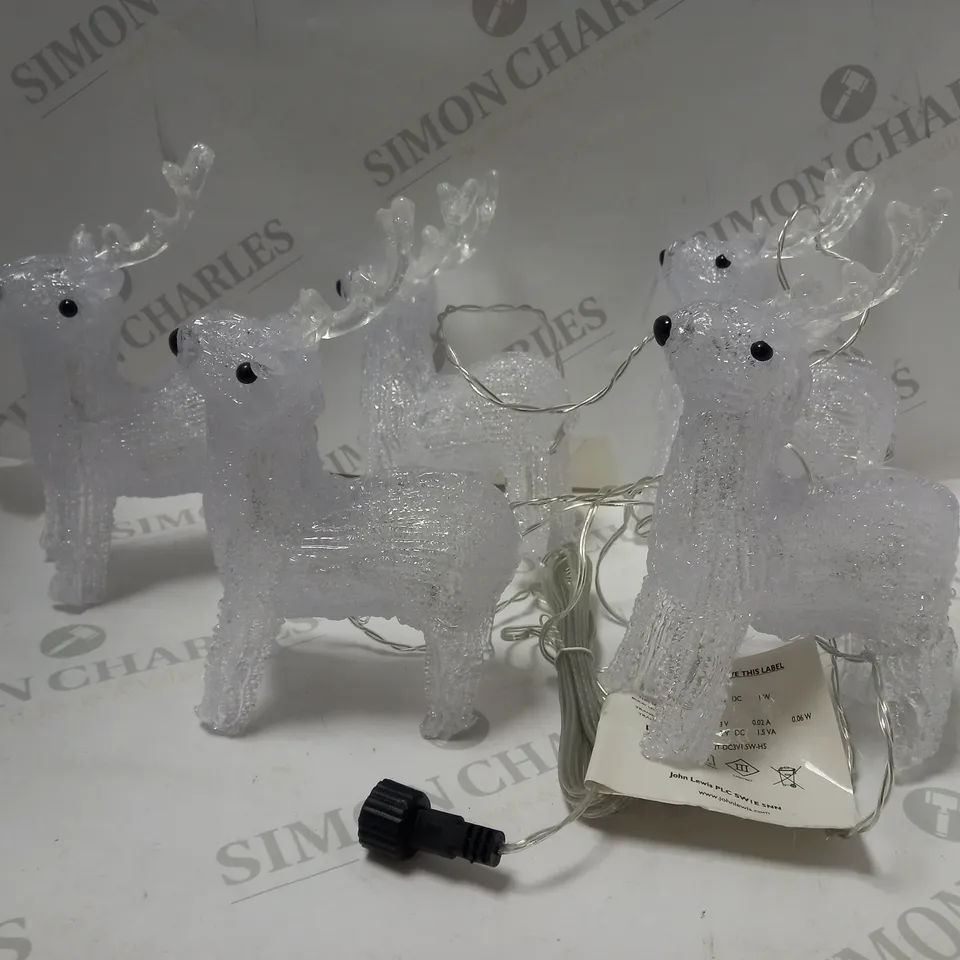 JOHN LEWIS 5 REINDEER LIGHTS
