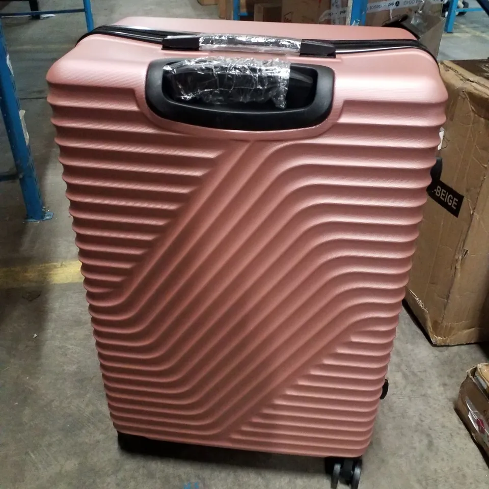 BOXED PINK SUITCASE