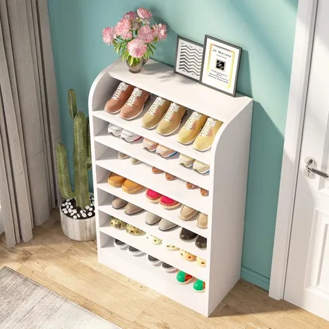 BOXED 24 PAIR SHOE STORAGE CABINET 