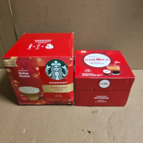 APPROXIMATELY 10 ASSORTED COFFEE PRODUCTS TO INCLUDE GIMOKA & STARBUCKS 
