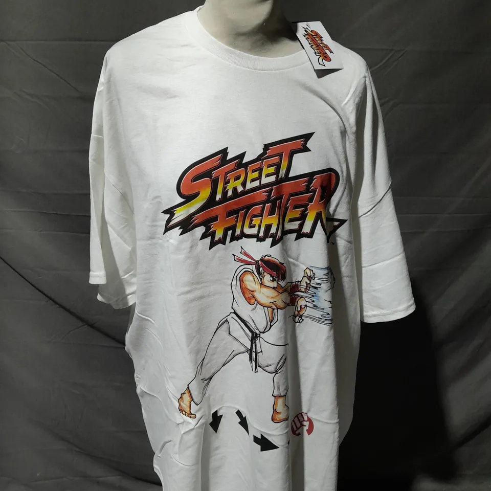 BOOHOO MAN STREET FIGHTER T-SHIRT SIZE XXL 