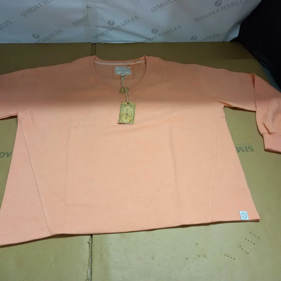 FATFACE VIENNA V NECK SWEATSHIRT SIZE 14
