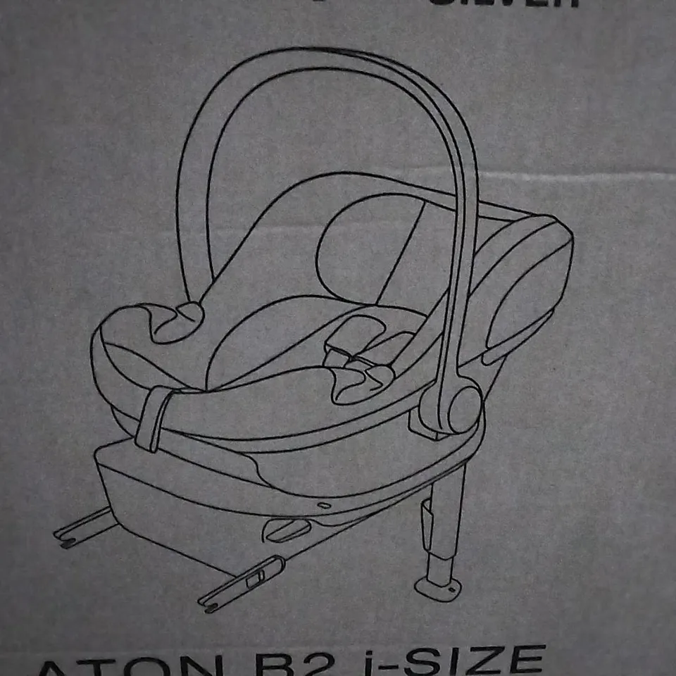 BOXED CYBEX SILVER ATON B2 I-SIZE BSE ONE - VOLCANO BLACK