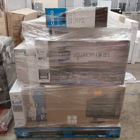 PALLET OF APPROXIMATELY 19 UNPROCESSED RAW RETURN MONITORS TO INCLUDE;