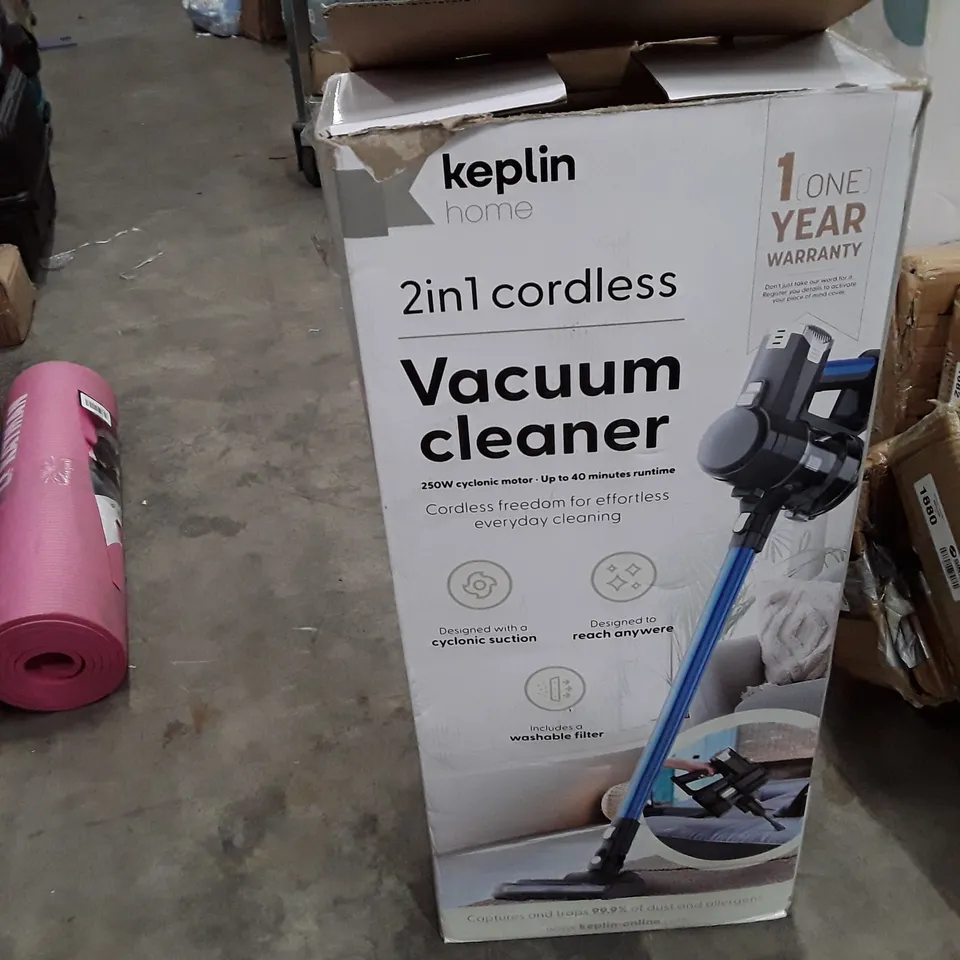 BOXED KEPLIN 2IN1 CORDLESS VACUUM CLEANER