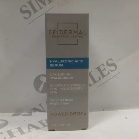 BOXED EPIDERMAL HYALURONIC ACID SERUM POWER DROPS 30ML