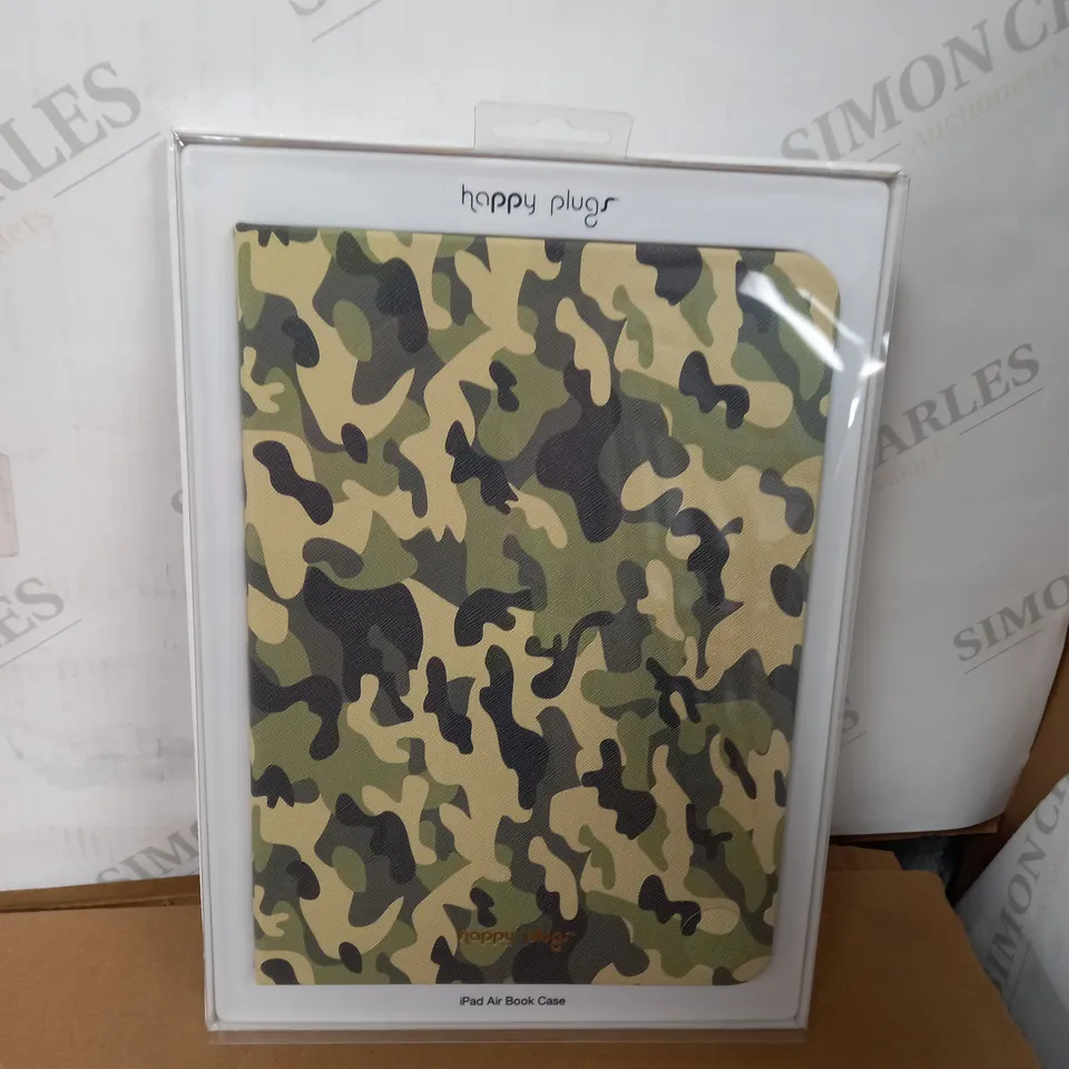LOT OF 10 HAPPY PLUGS IPAD AIR BOOK CASES - CAMO