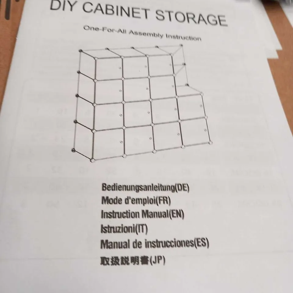 PALLET OF APPROXIMATELTY 30 JOISCOPE DIY STORAGE CABINETS