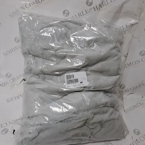 BOXED COZEE HOME VELVETSOFT HEATED THROW IN LIGHT GREY